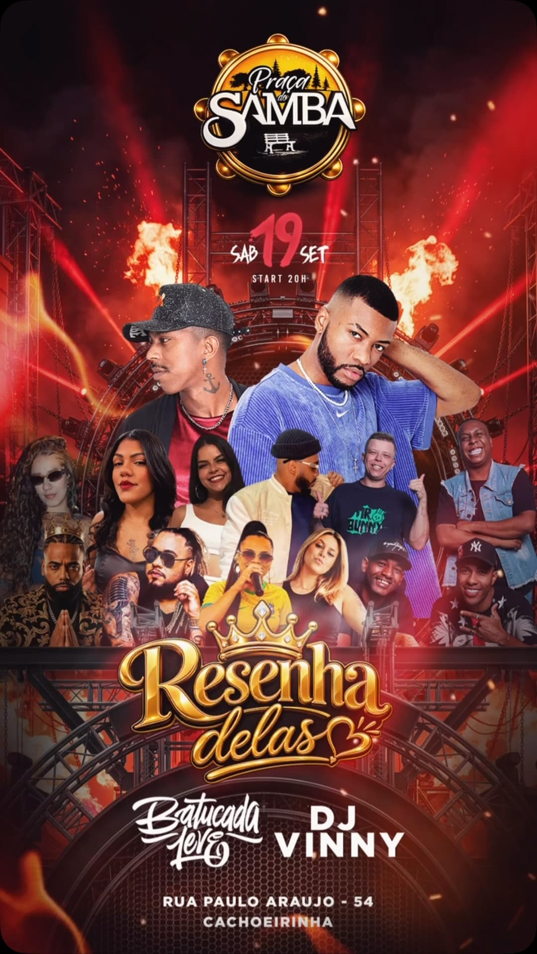 Flyer de Grupo Batucada Leve