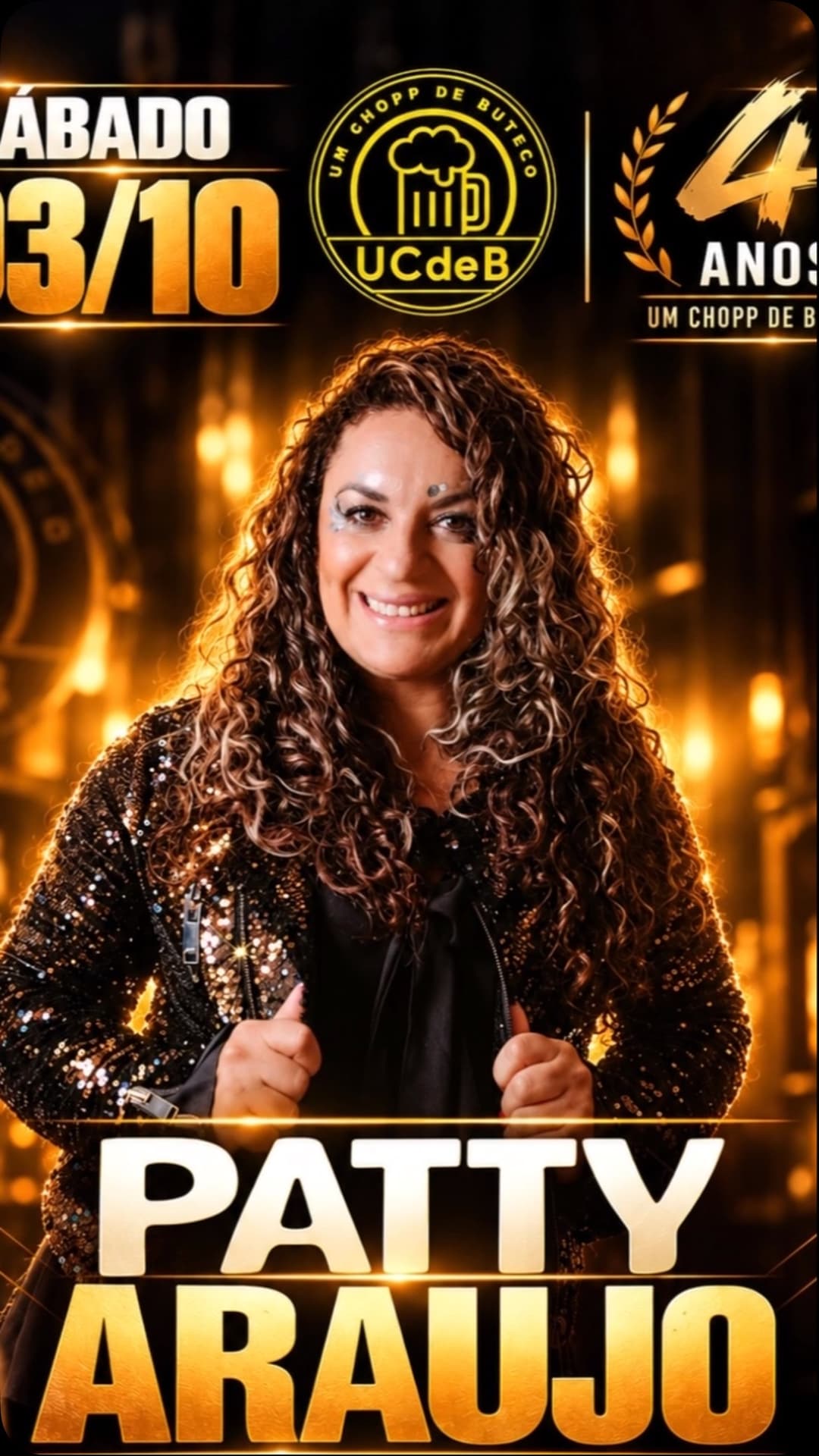 Flyer de Patty Araújo