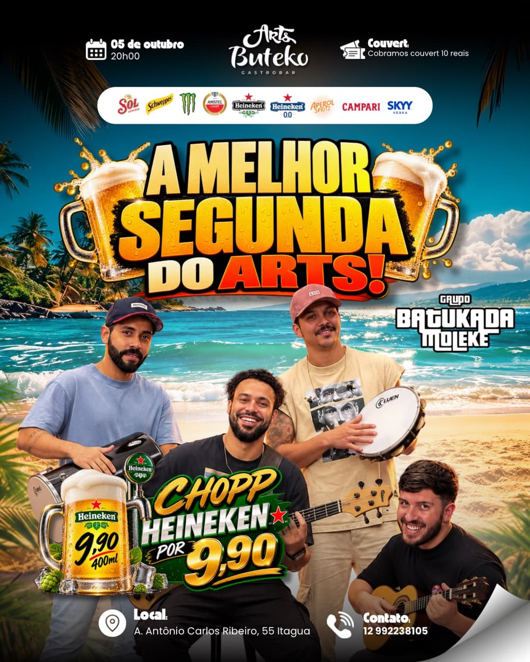 Flyer de Grupo Batukada Muleke