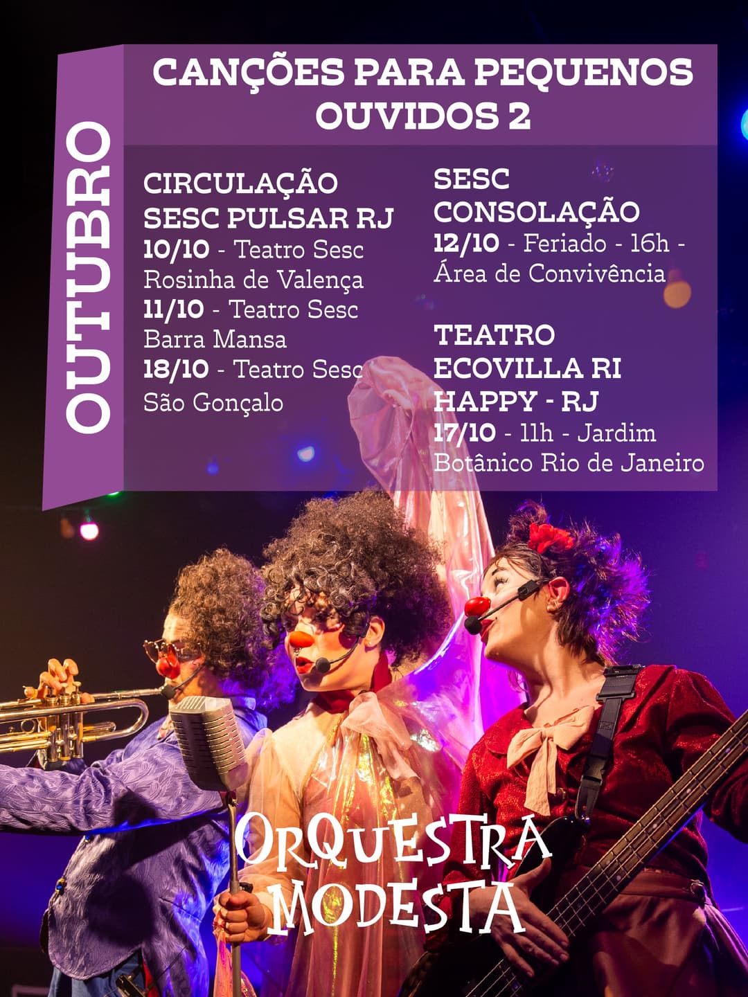 Flyer de Orquestra Modesta
