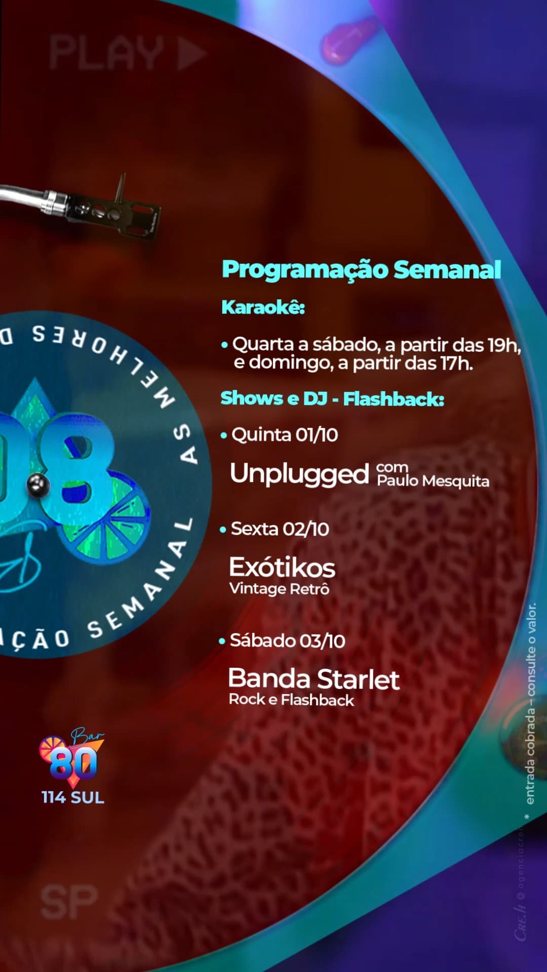 Flyer de Exóticos