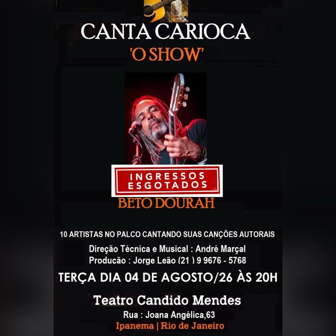Flyer de Beto Dourah e 10 artistas