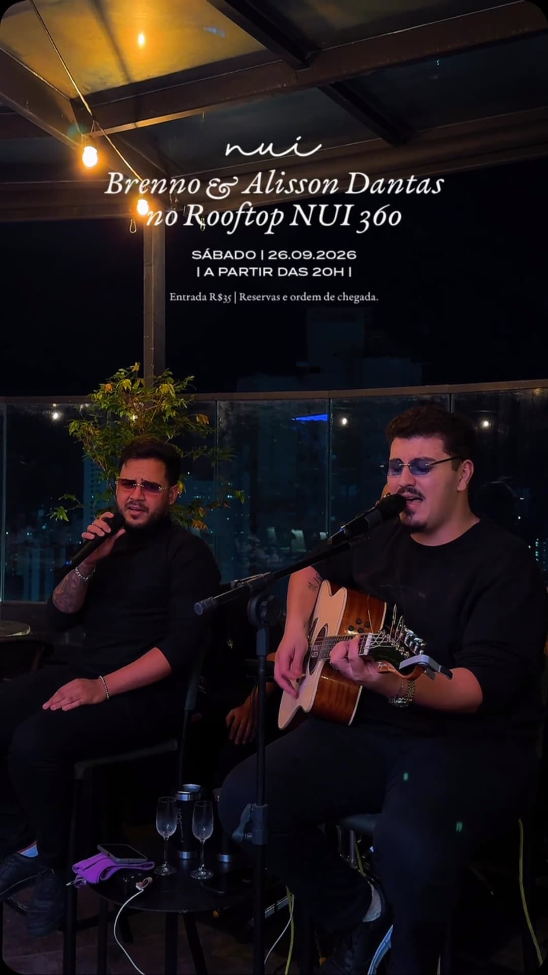 Flyer de Breno e Alisson