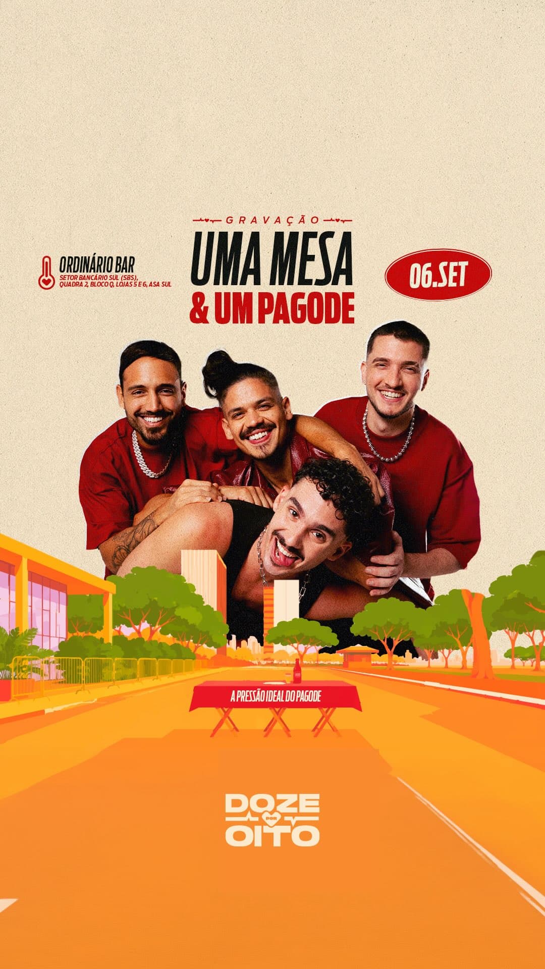Flyer de Doze por Oito