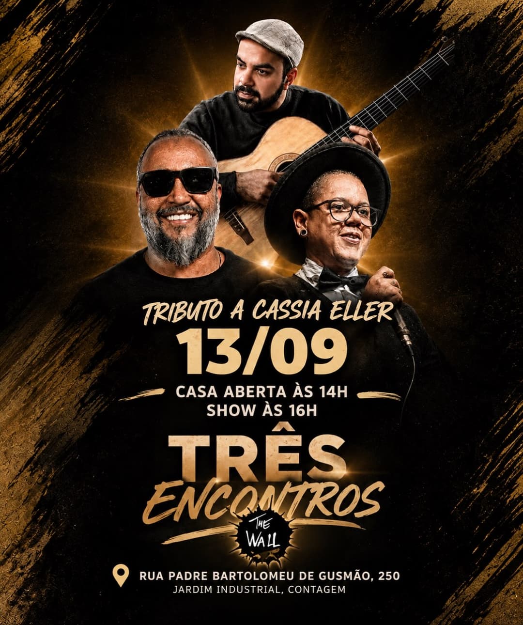 Flyer de Tributo à Cássia Eller