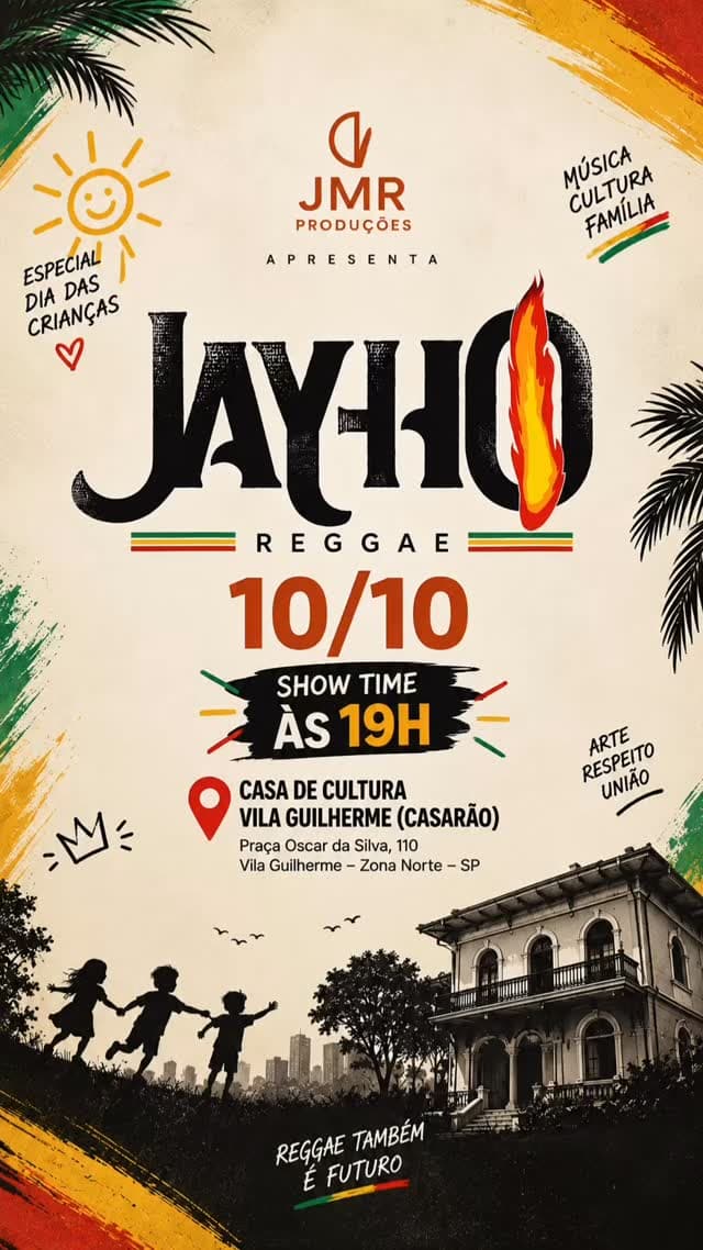 Flyer de Banda Jay-Ho e Jayho