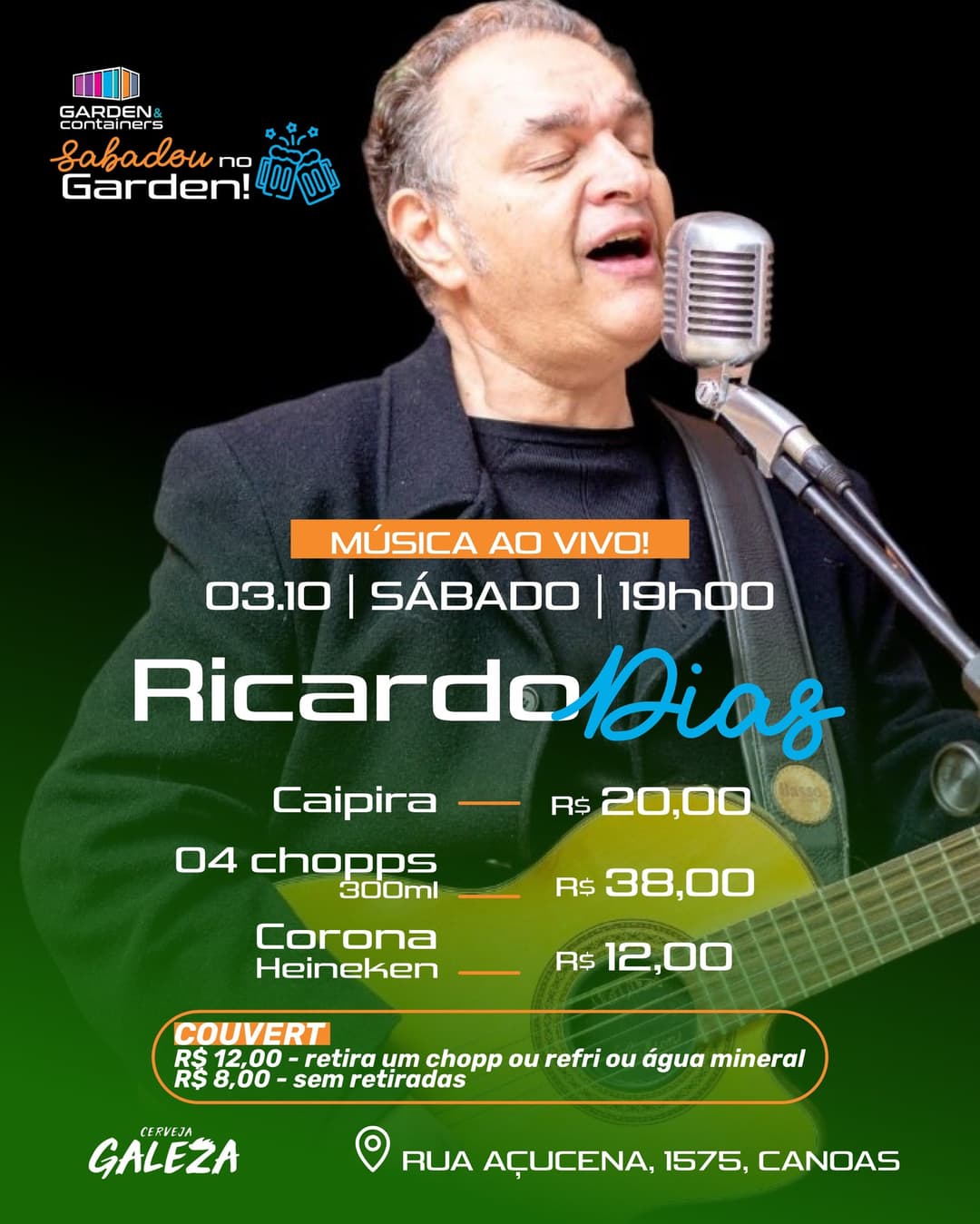 Flyer de Ricardo Dias