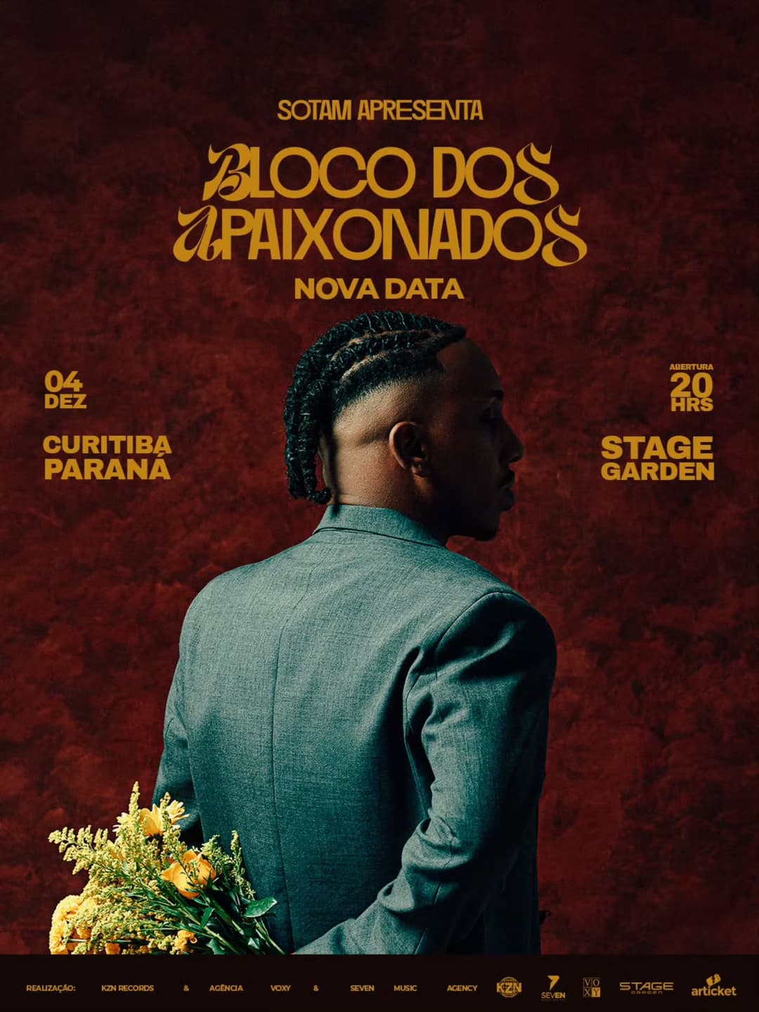 Flyer de O Bloco dos Apaixonados