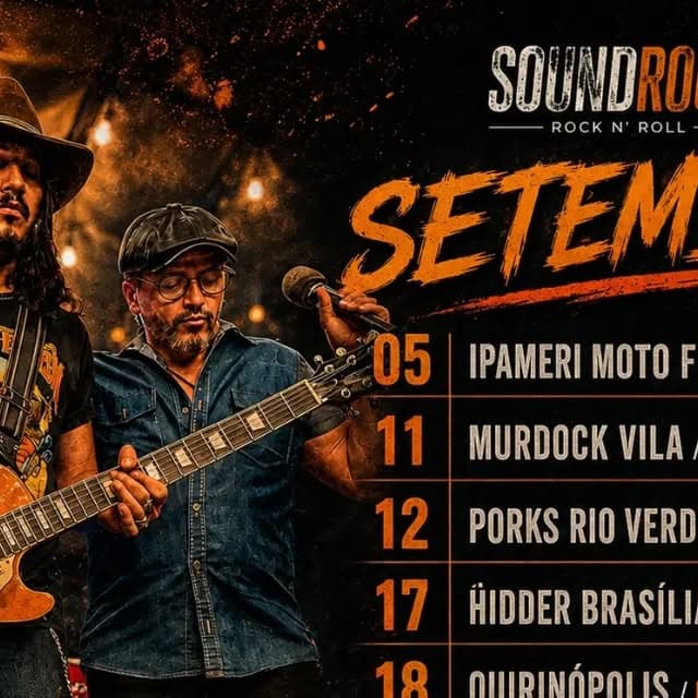 Flyer de Johnny Cerrado e Banda