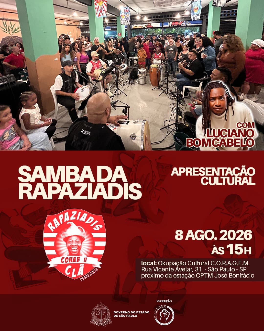 Flyer de Rapaziadis do Clã