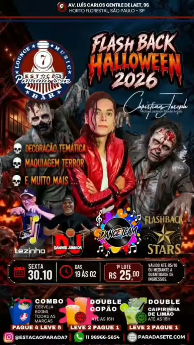 Flyer de Christian Joseph, Tezinho e mais 2 artistas