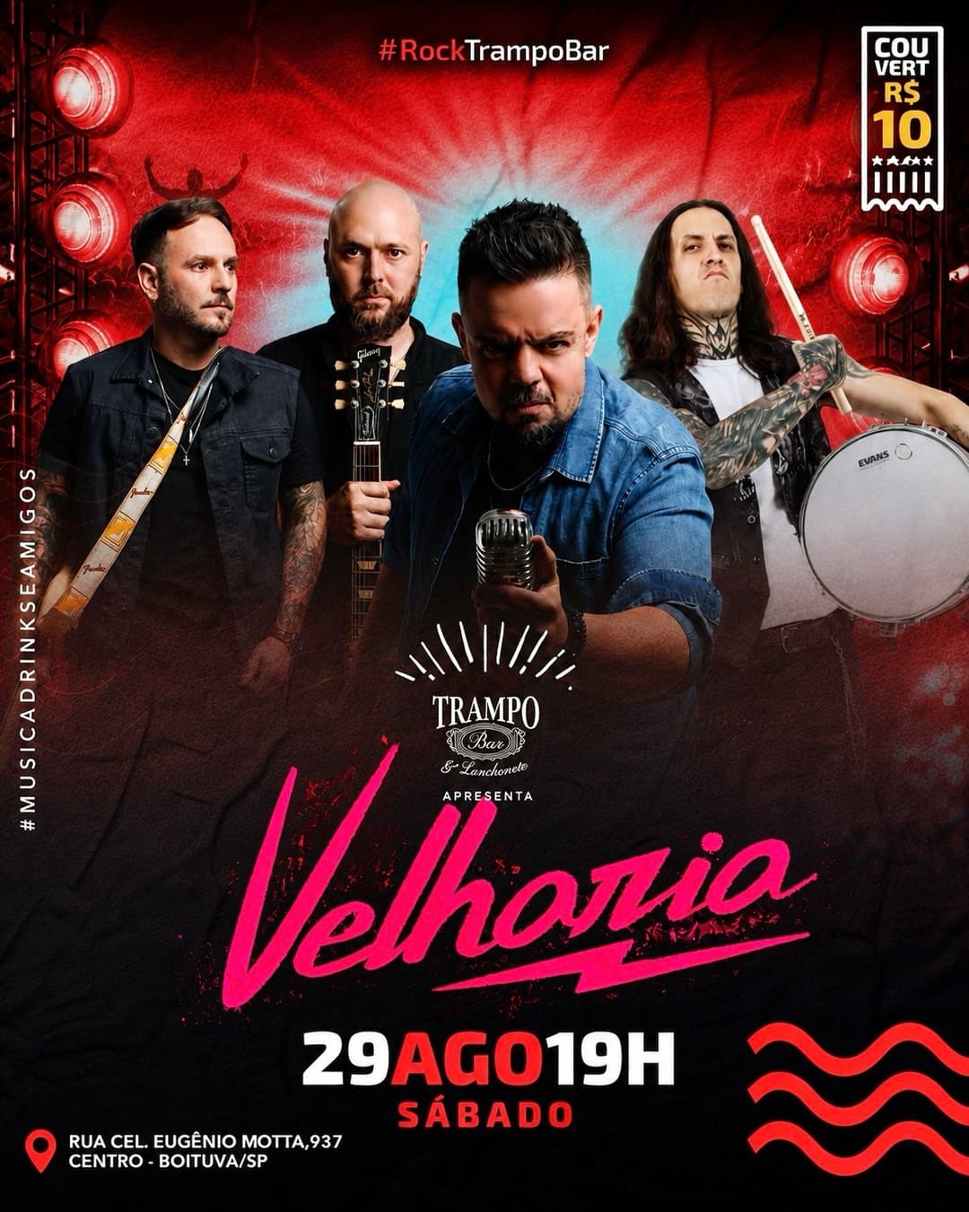 Flyer de Velharia