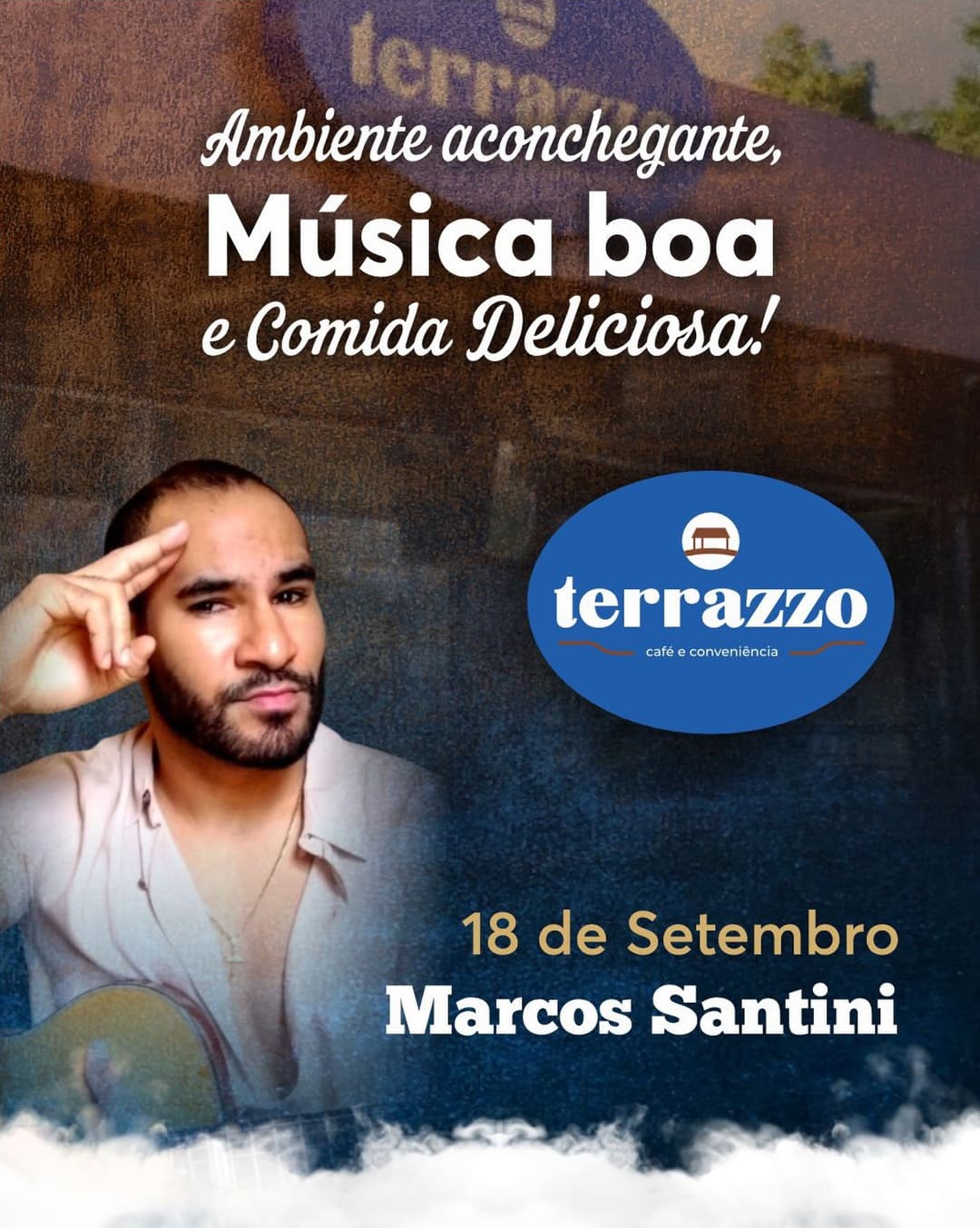 Flyer de Marcos Santini