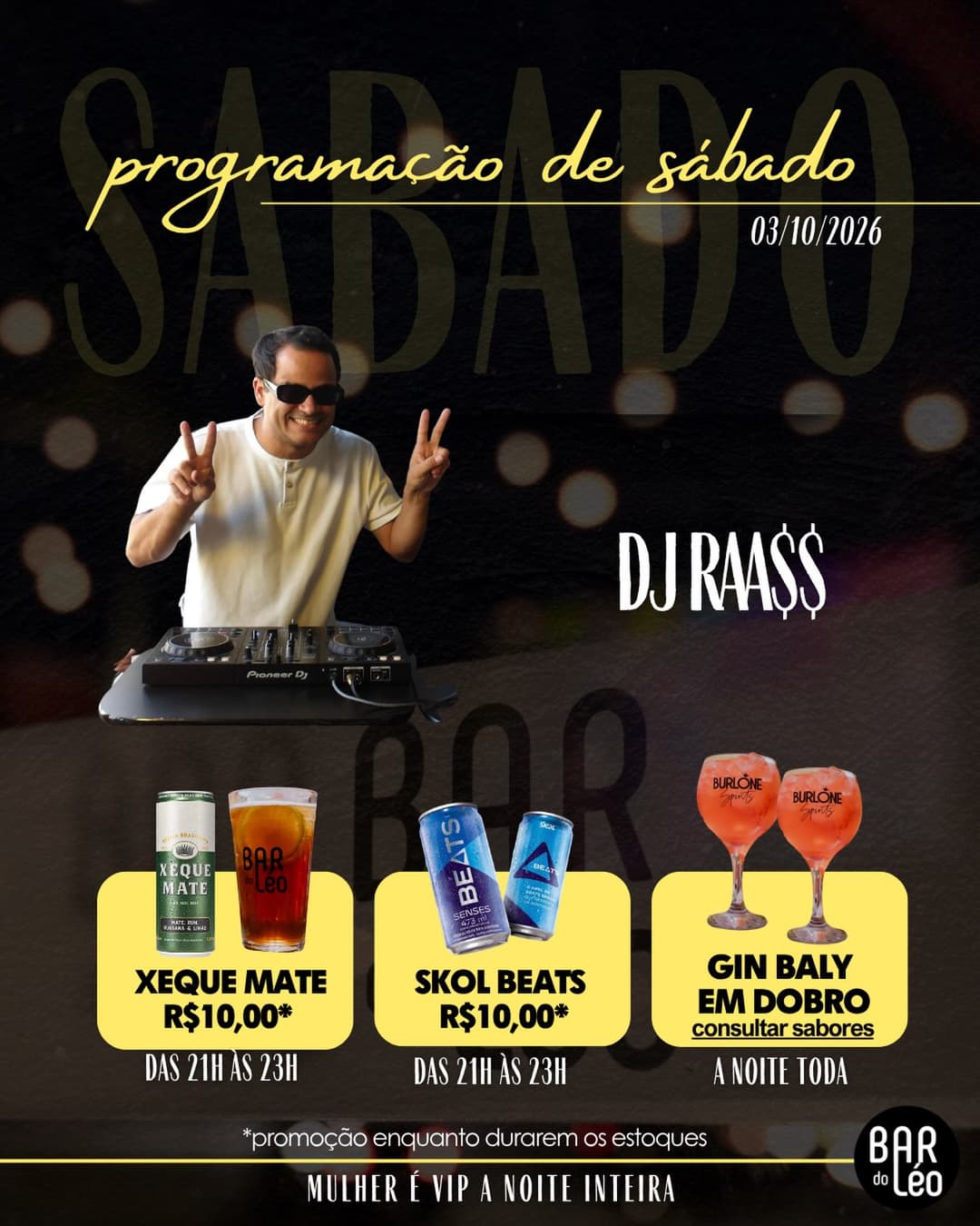Flyer de DJ Ráss