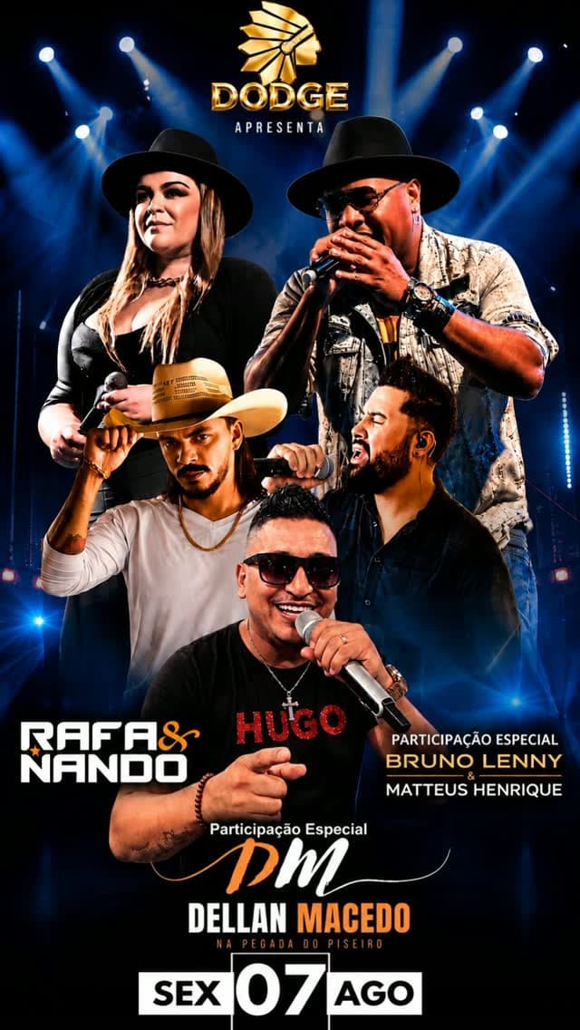 Flyer de Rafa e Nando