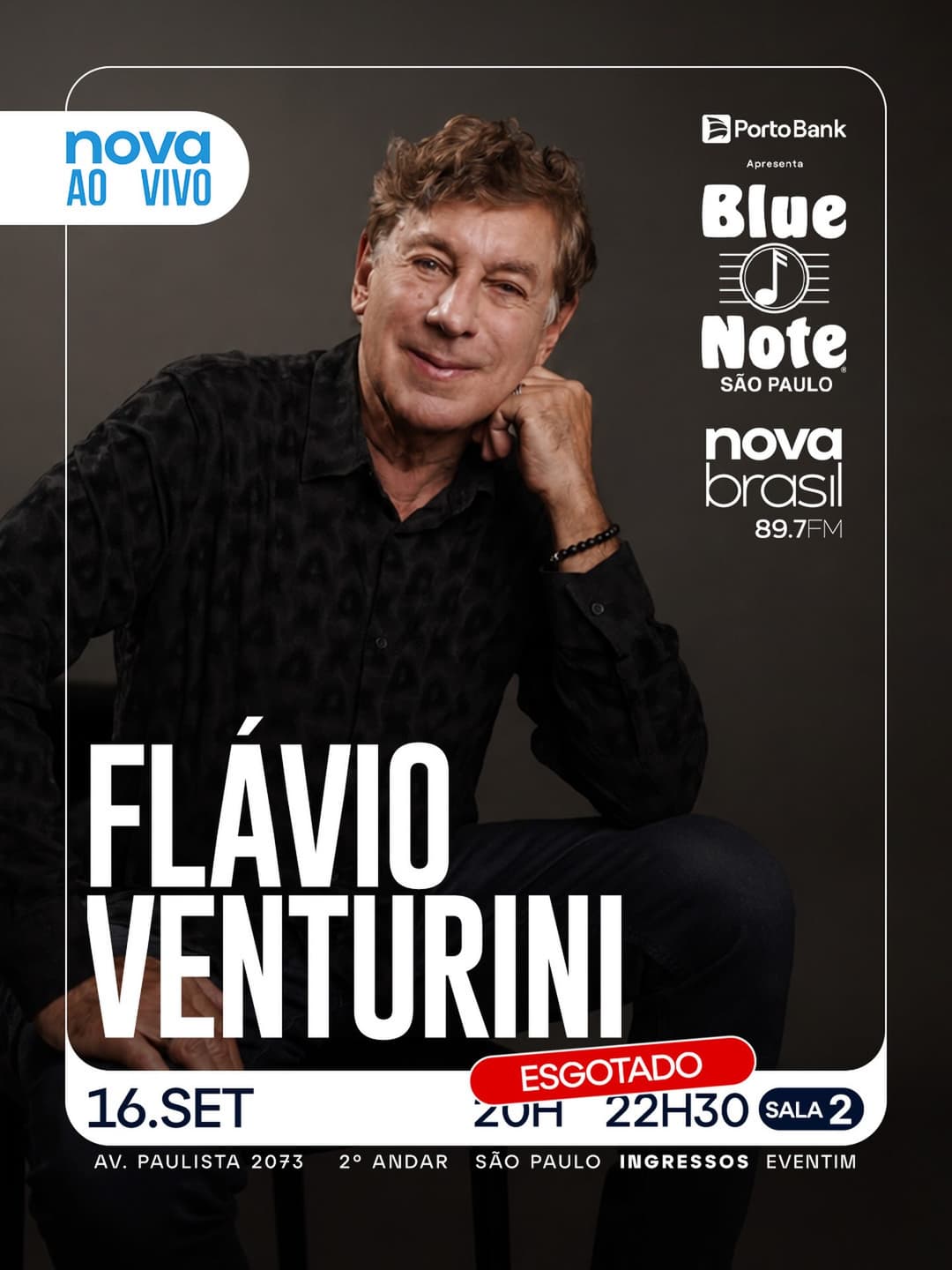 Flyer de Flávio Venturini