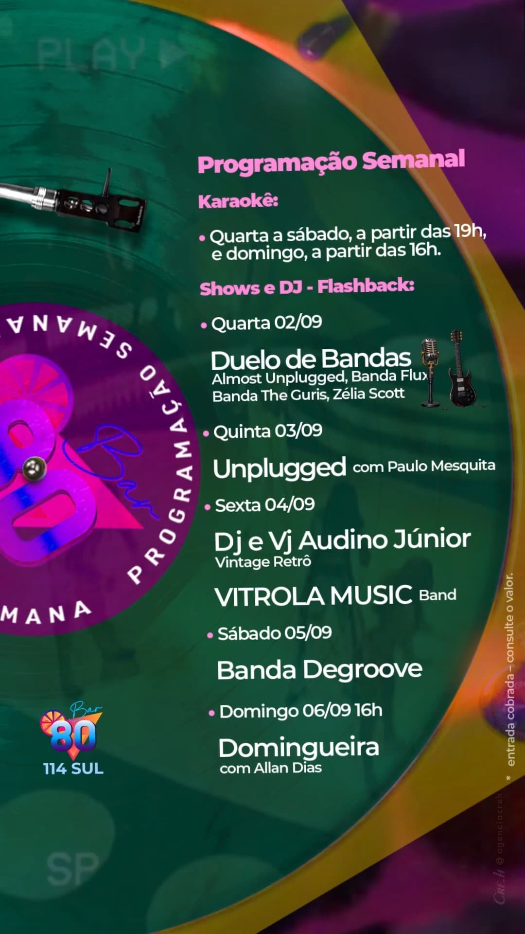 Flyer de Allan Dias