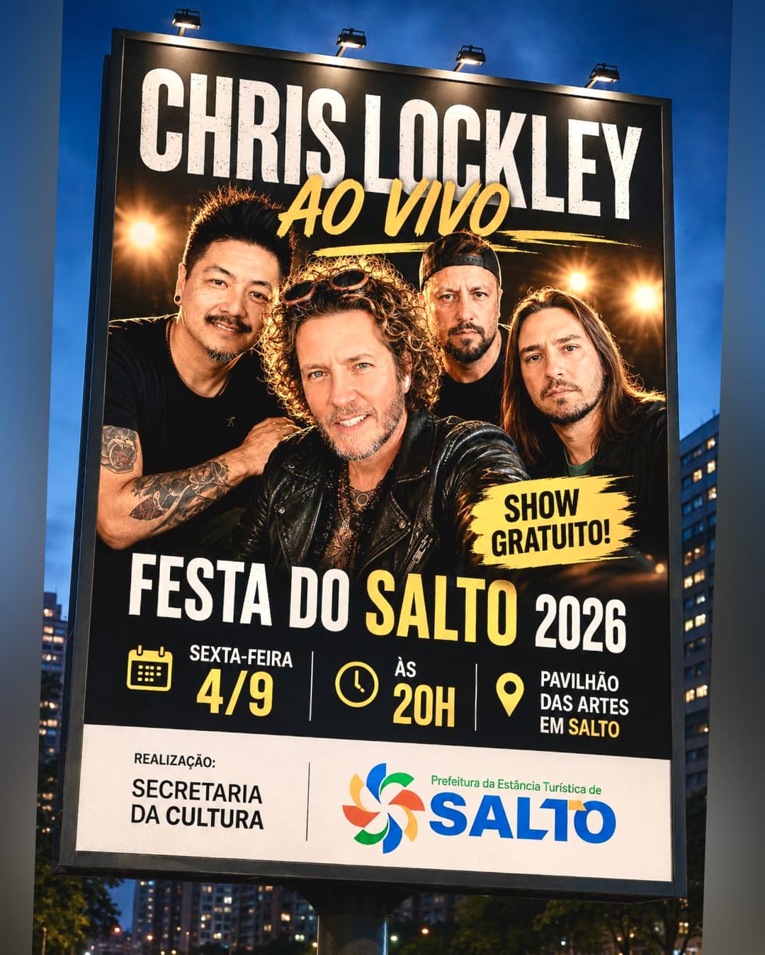 Flyer de Chris Lockley and the Music Makers