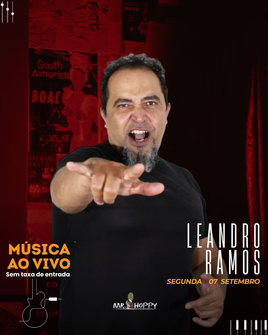 Flyer de Leandro Ramos