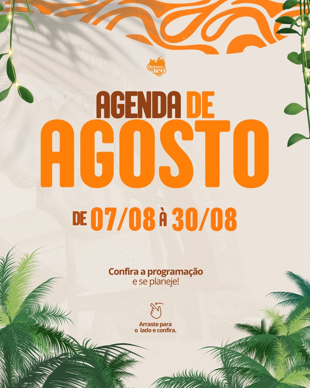 Flyer de Thiago Souza, Danny Santiago e Deisy Santiago