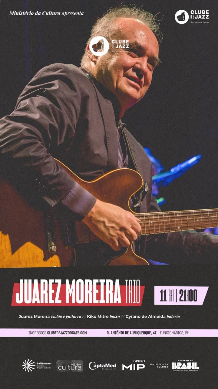 Flyer de Juarez Moreira