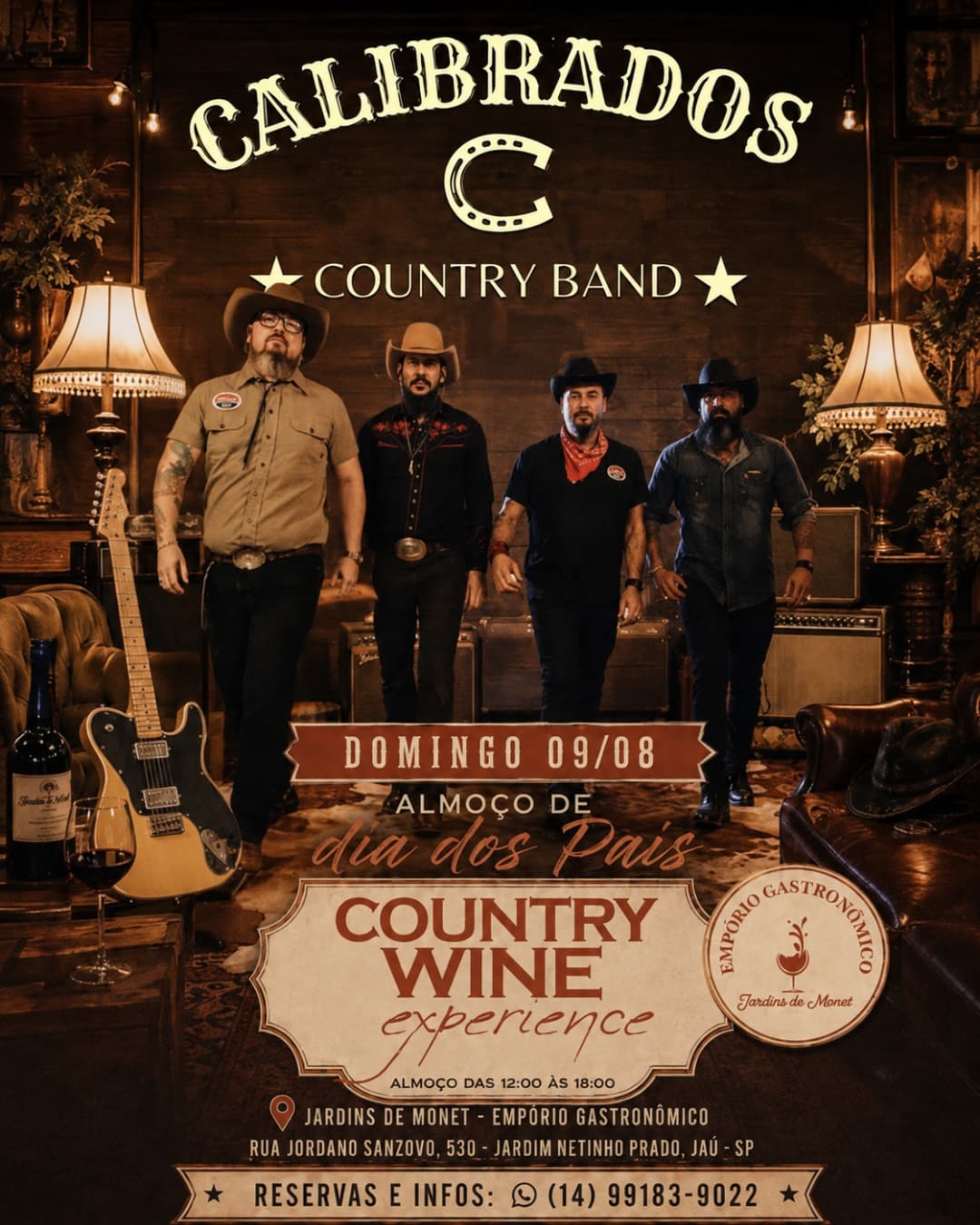Flyer de Banda Calibrados e Calibrados