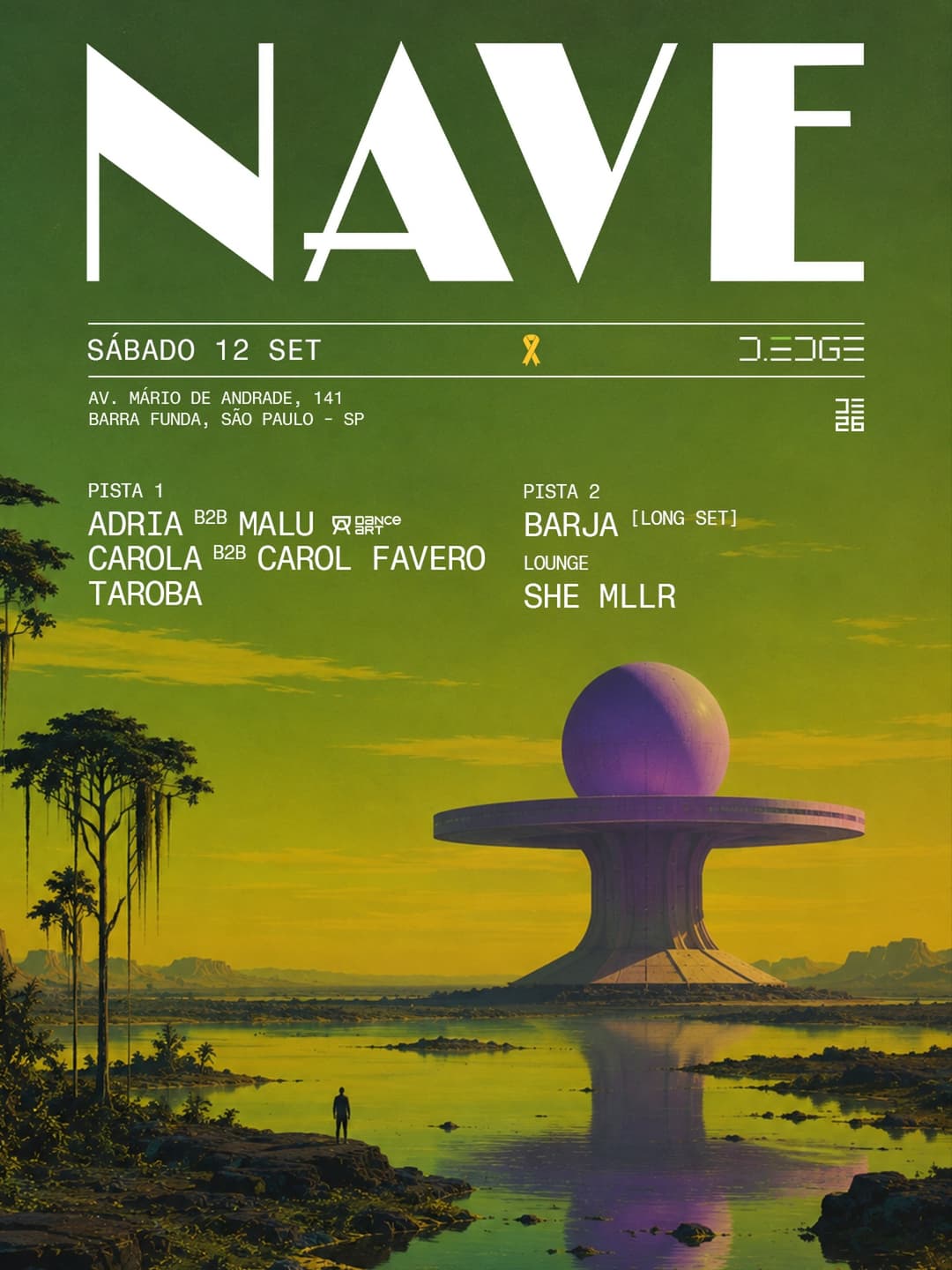 Flyer de Adrìa, Taroba, malumalu____ e mais 4 artistas