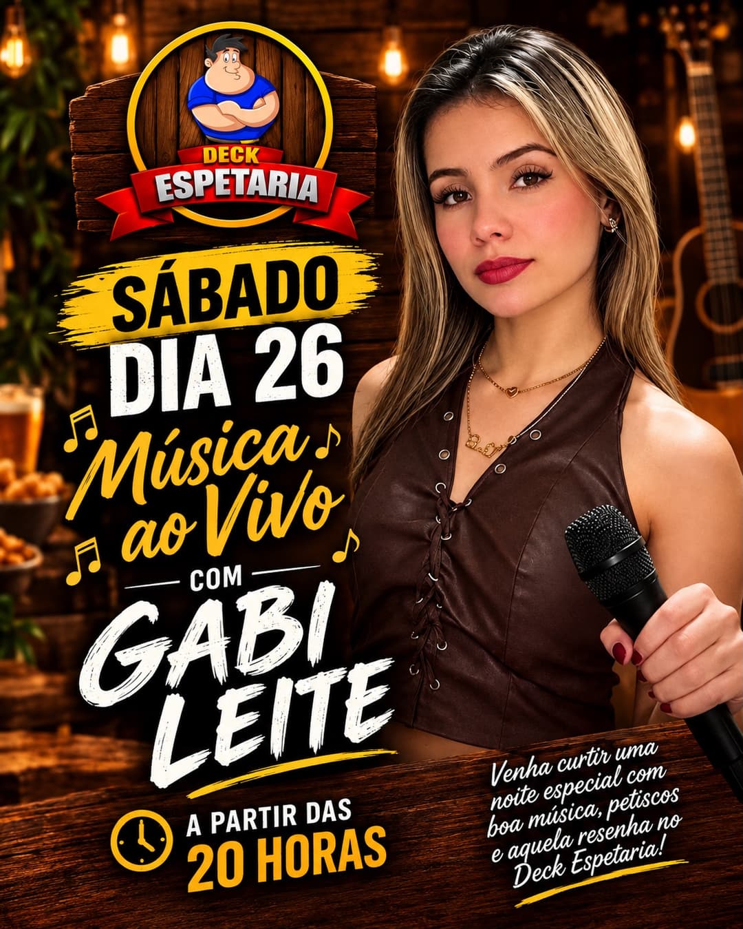 Flyer de Gabi Leite