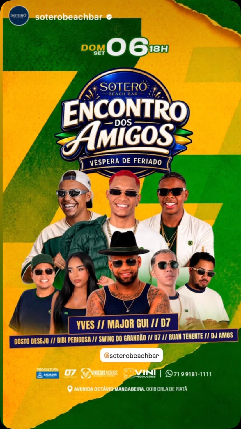 Flyer de Gosto do Desejo, Broca e Convoca