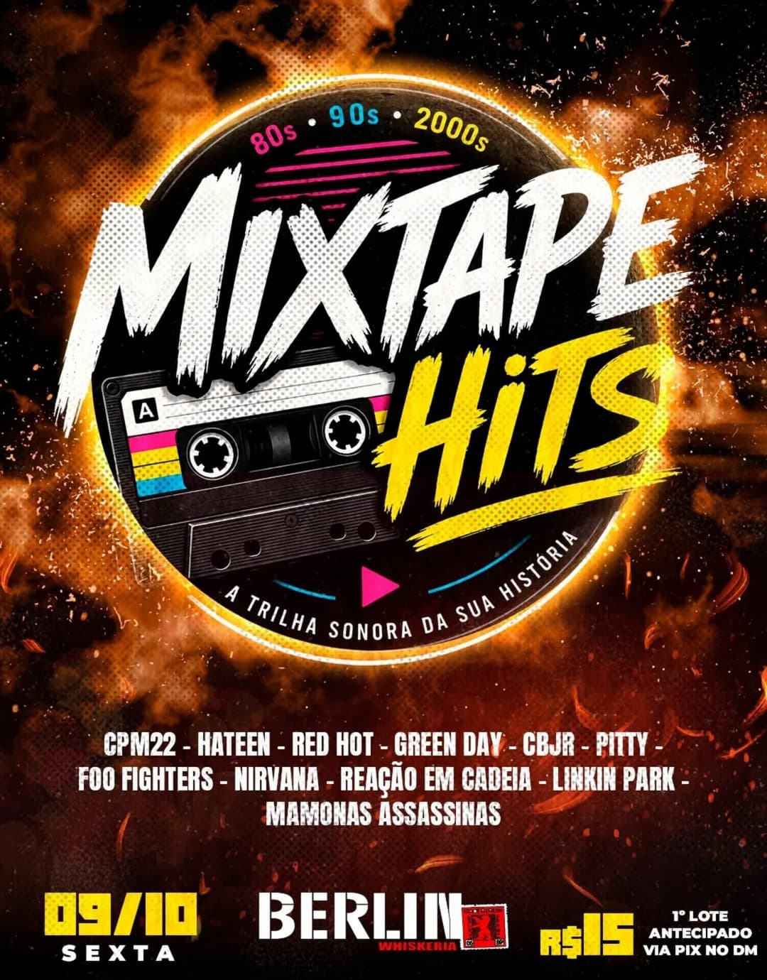 Flyer de MixTape Hits