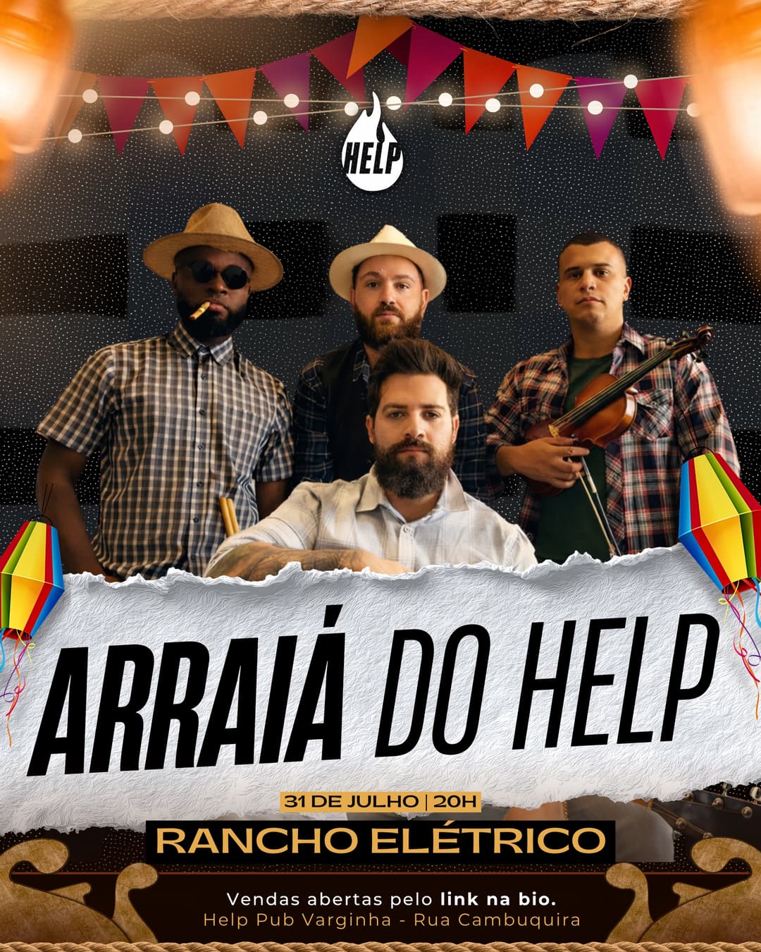 Flyer de Rancho Elétrico