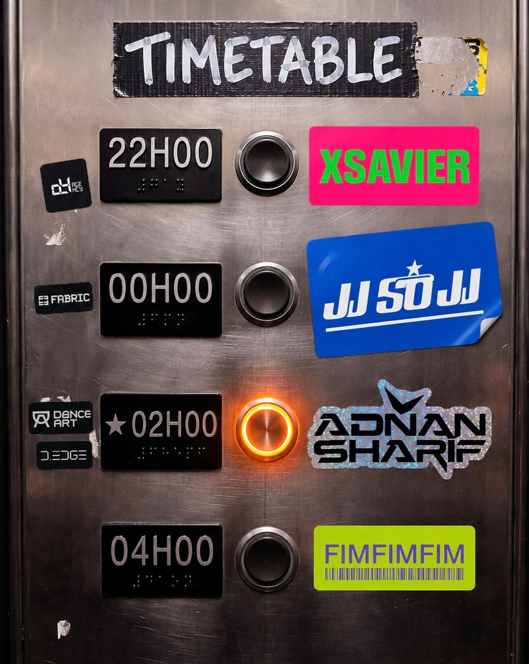 Flyer de Paulo XSavier, djadnansharif e jjsojjmusic