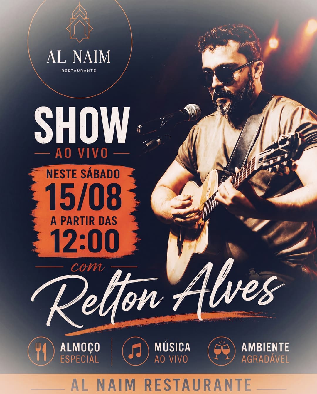 Flyer de Relton Alves