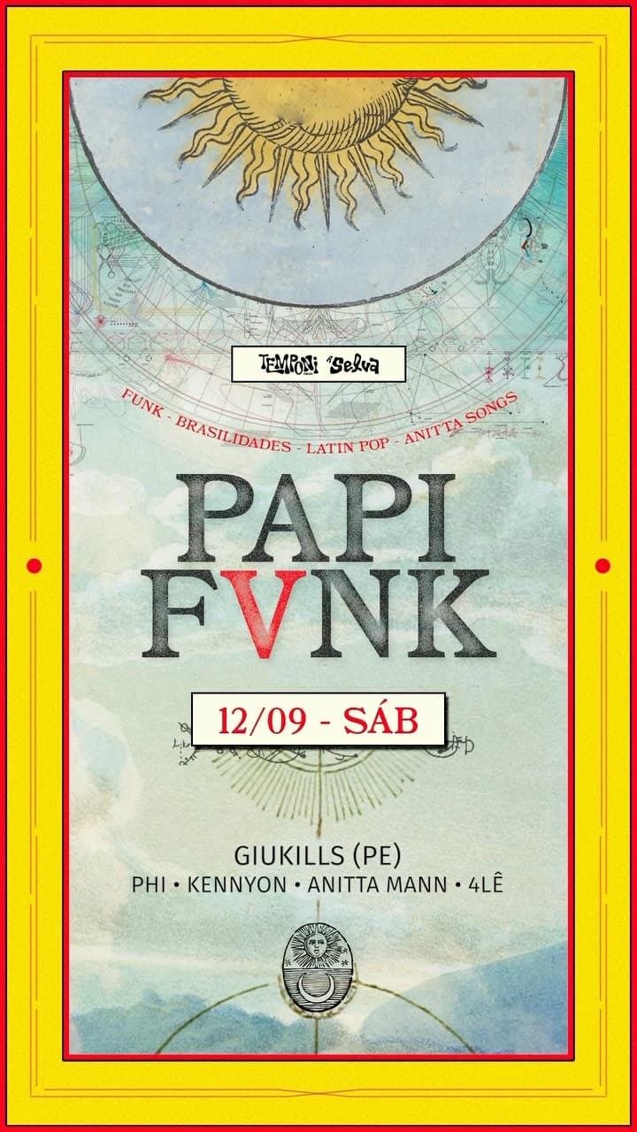 Flyer de Phi, Kennyon, Giukills, Anitta mann e 4Lê