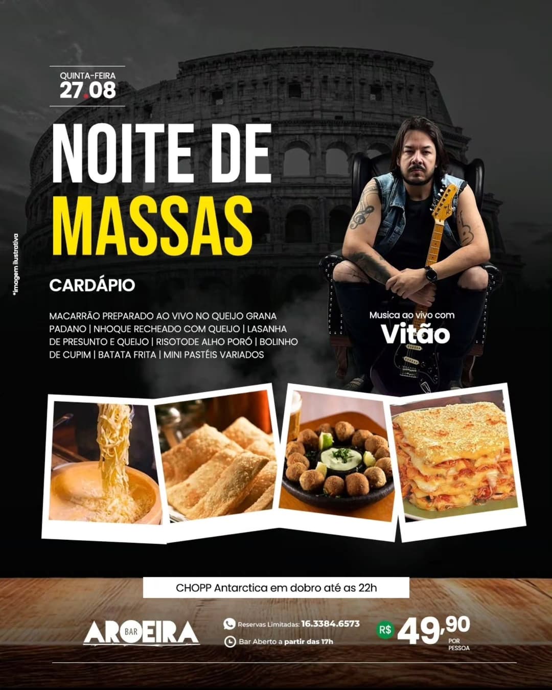Flyer de Vitão Acústico