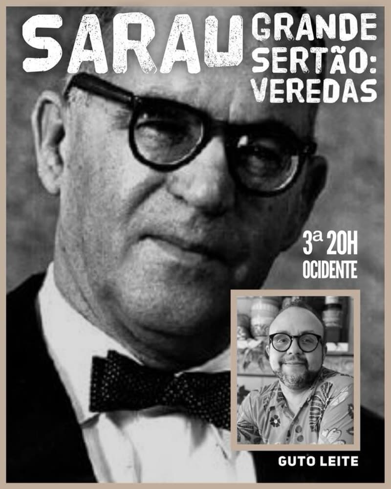 Flyer de Diego, Fischer, Kátia e Guto Leite