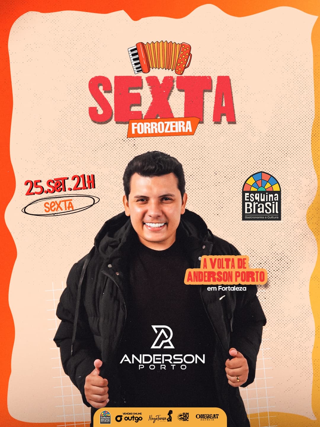 Flyer de Anderson Porto
