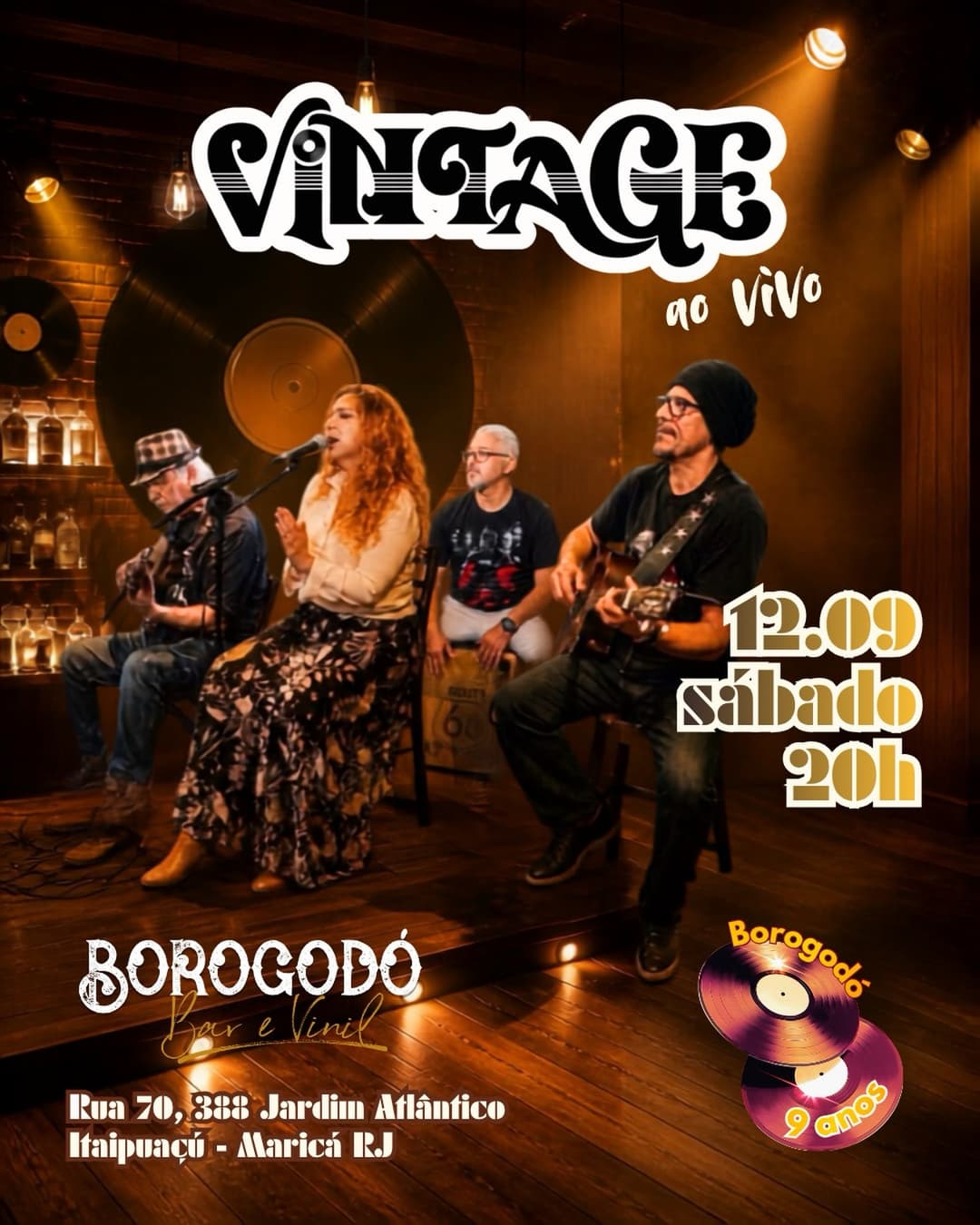 Flyer de Banda Vintage