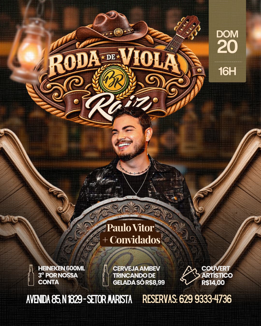 Flyer de Paulo Vitor