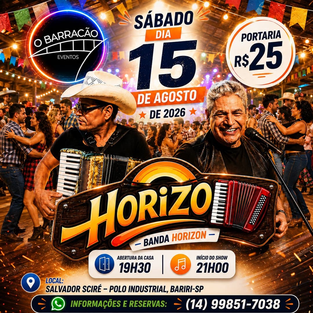 Flyer de BANDA HORIZON