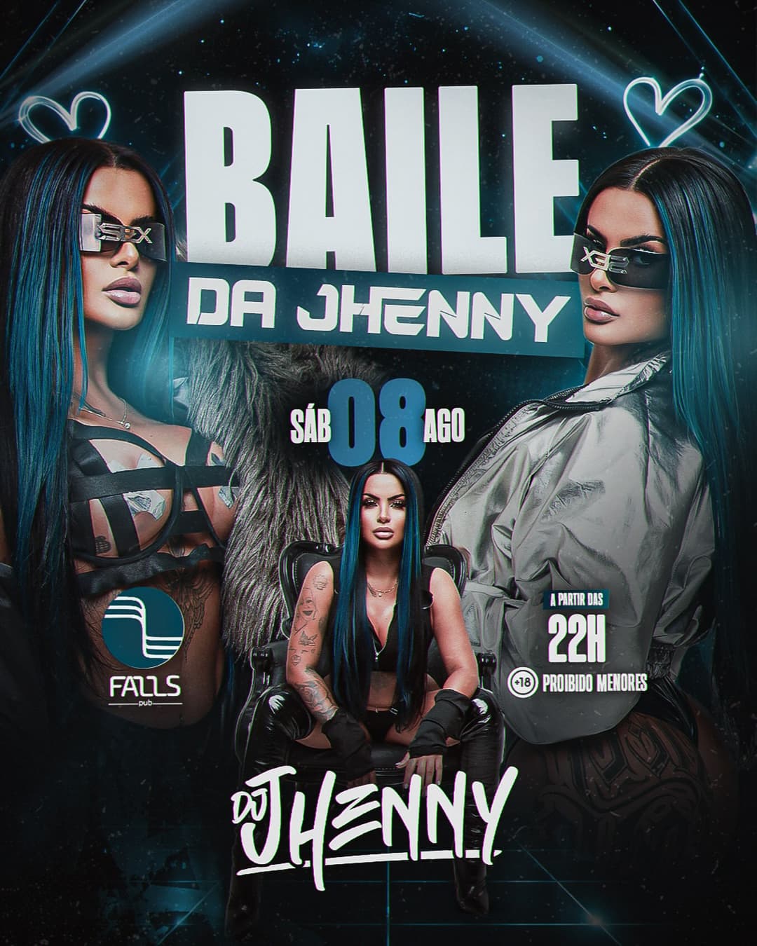Flyer de DJ Jhenny