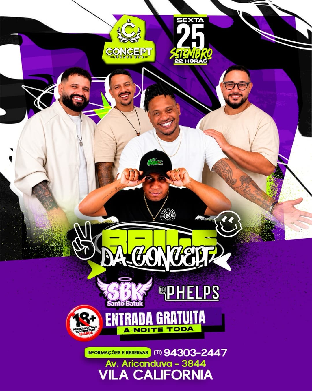 Flyer de Reis da Concept