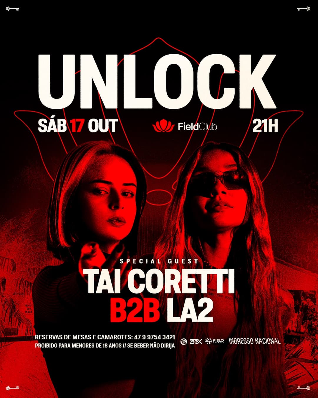 Flyer de LA2 e taicorettidj