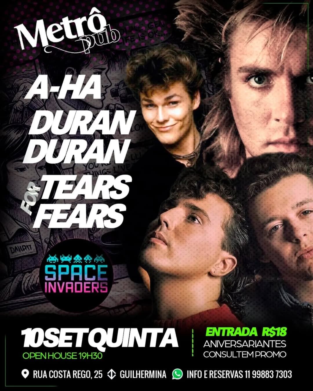 Flyer de Space Invaders
