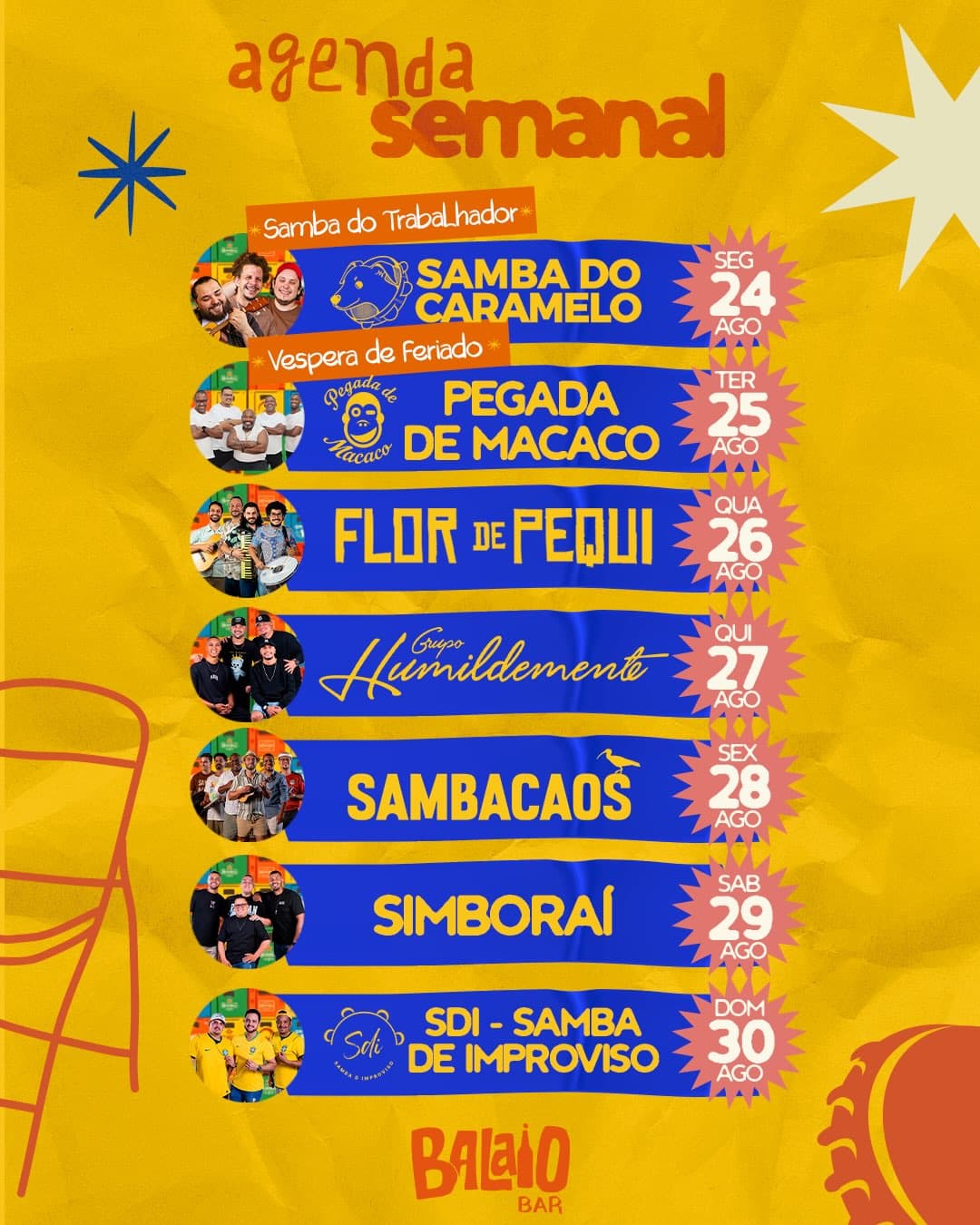 Flyer de Sambacaos