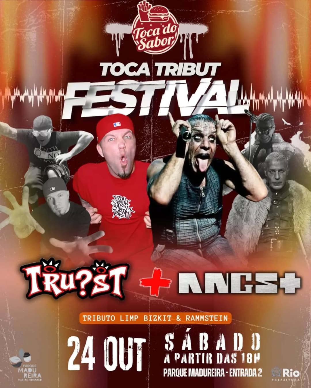 Flyer de TRU?ST e AGNST