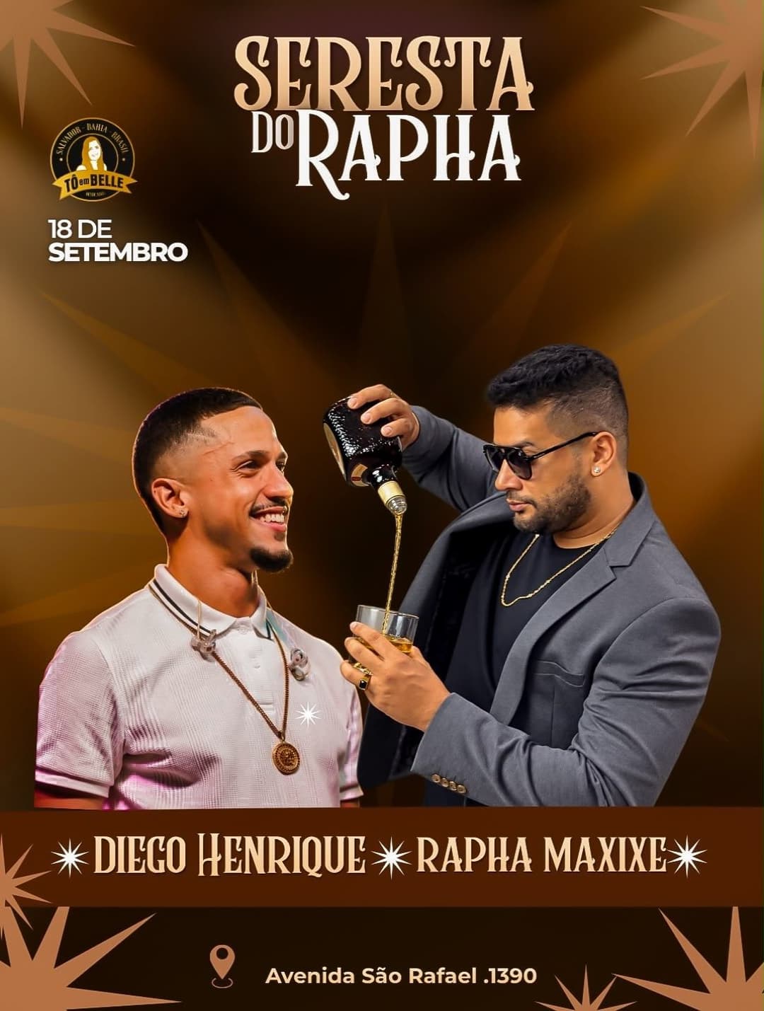 Flyer de Seresta do Rapha