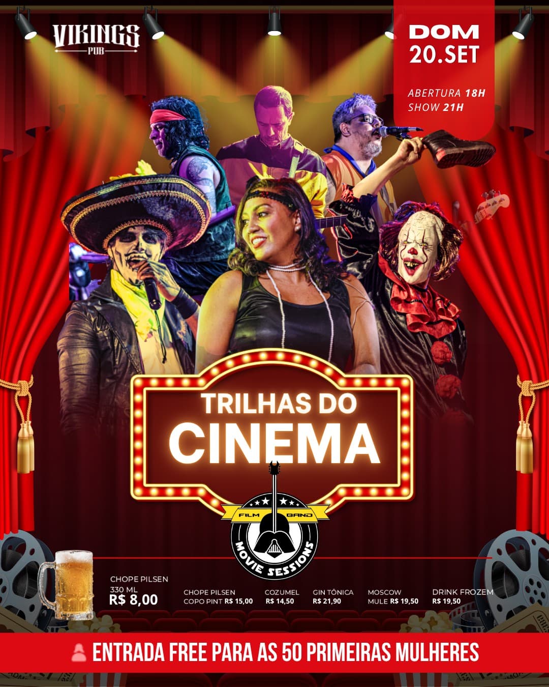 Flyer de Movie Sessions