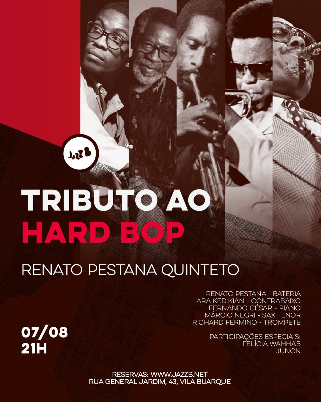 Flyer de Renato Pestana Quinteto