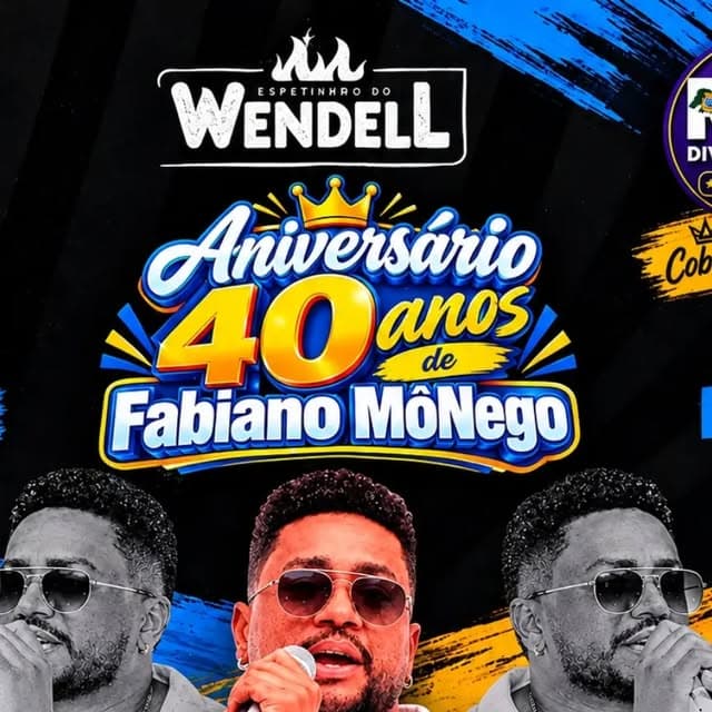 Flyer de Chico Forrozeiro, Lukas Fernandes e mais 7 artistas